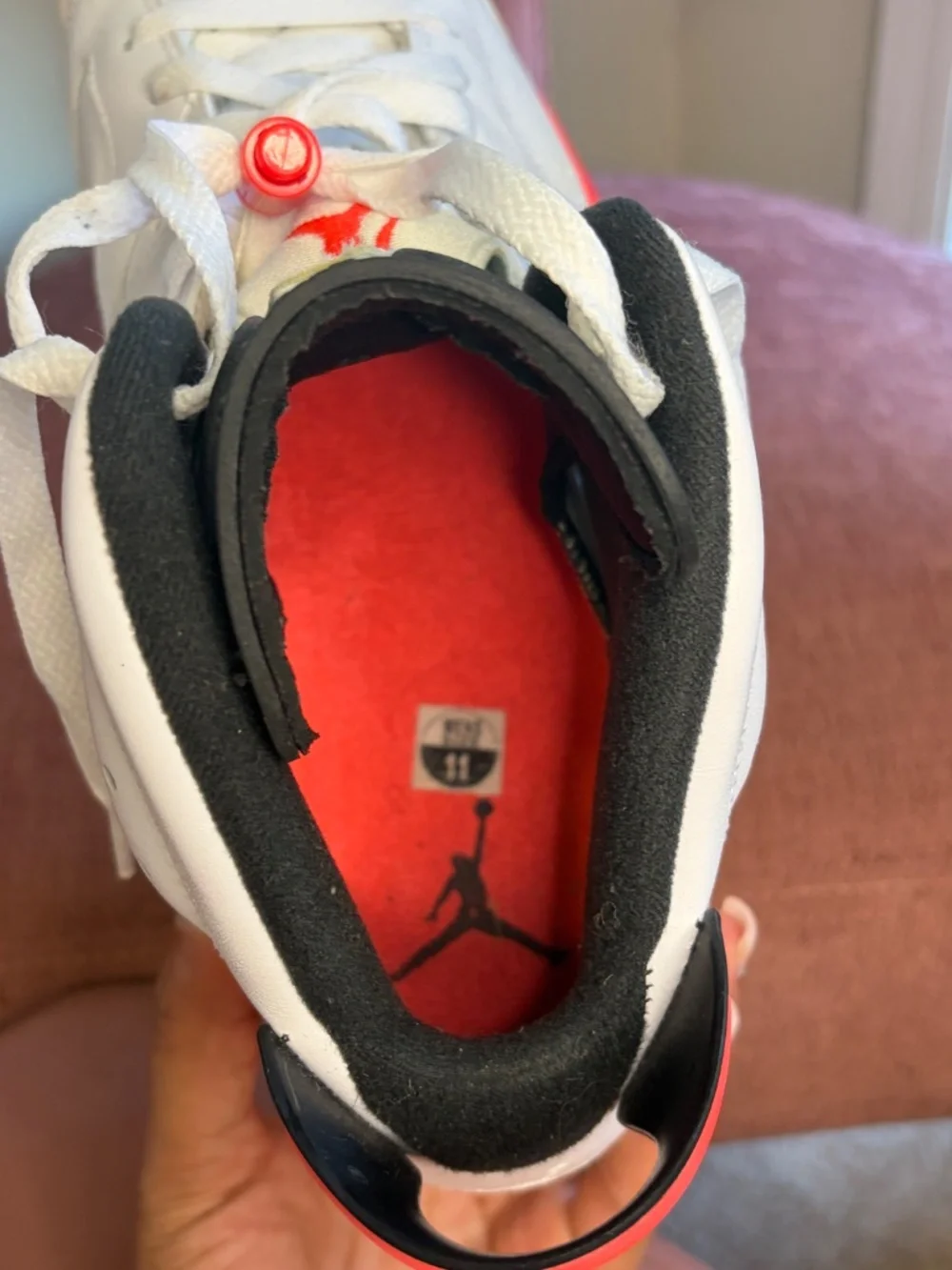 Jordan 6 Retro Infrared White (2014)